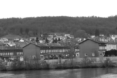 Les cités Saint-Euchaire en 2009 (photographie noir et blanc : Jean-Luc Gouret)